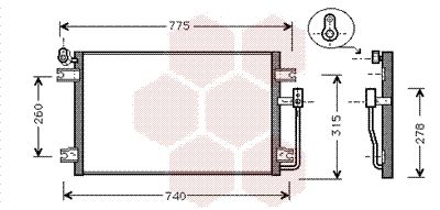 VAN WEZEL Lauhdutin, ilmastointilaite 81005030